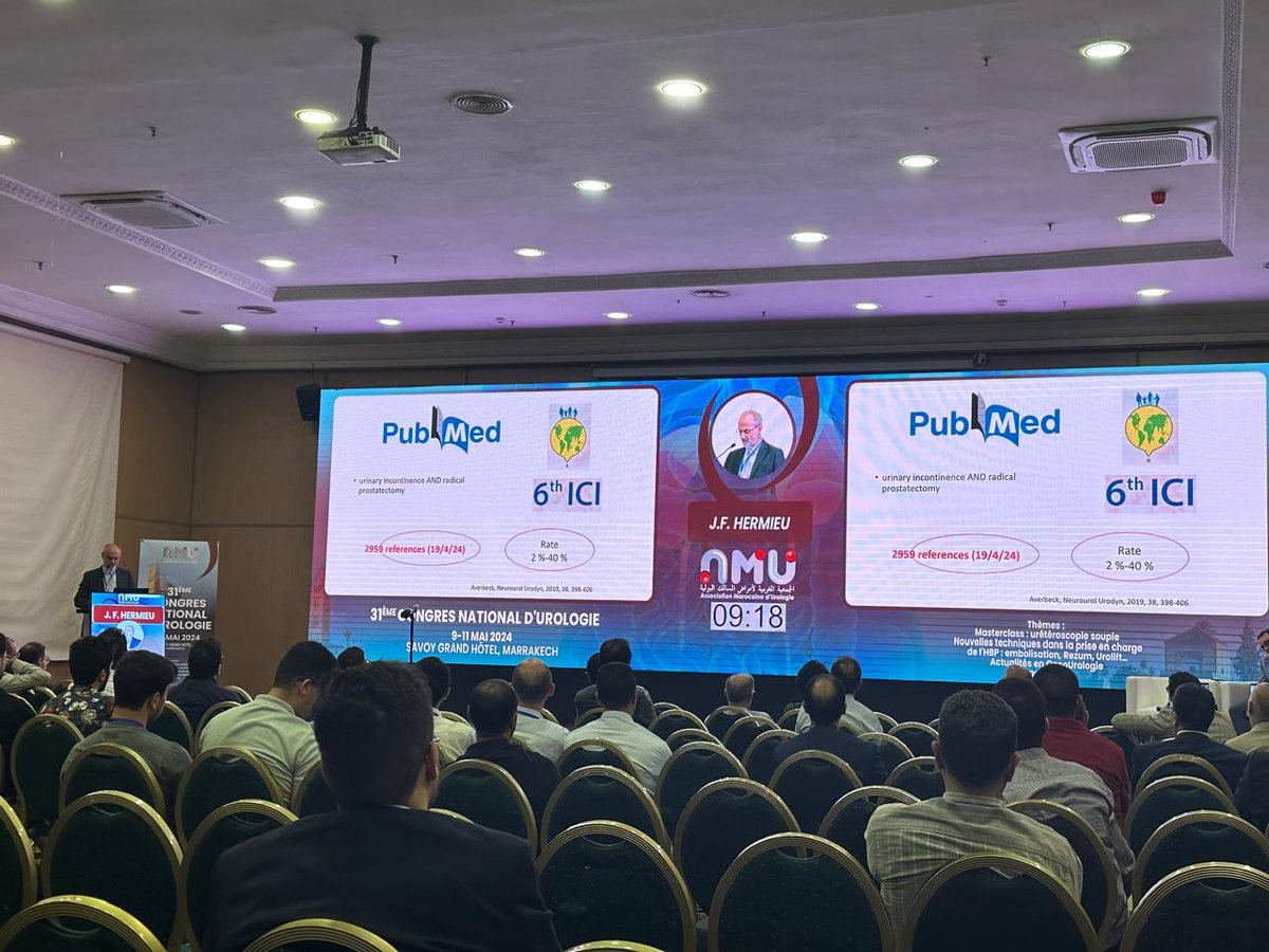 -Cas clinique : #Incontinence #urinaire après #Prostatectomie radicale .
-Recommandations sur la prise en charge des  complications de la #chirurgie #prothétique de l’#incontinence  #urinaire féminine .
-Comment je prends en charge un #diverticule de l’#urètre ? 
#Hermieu #AMU24