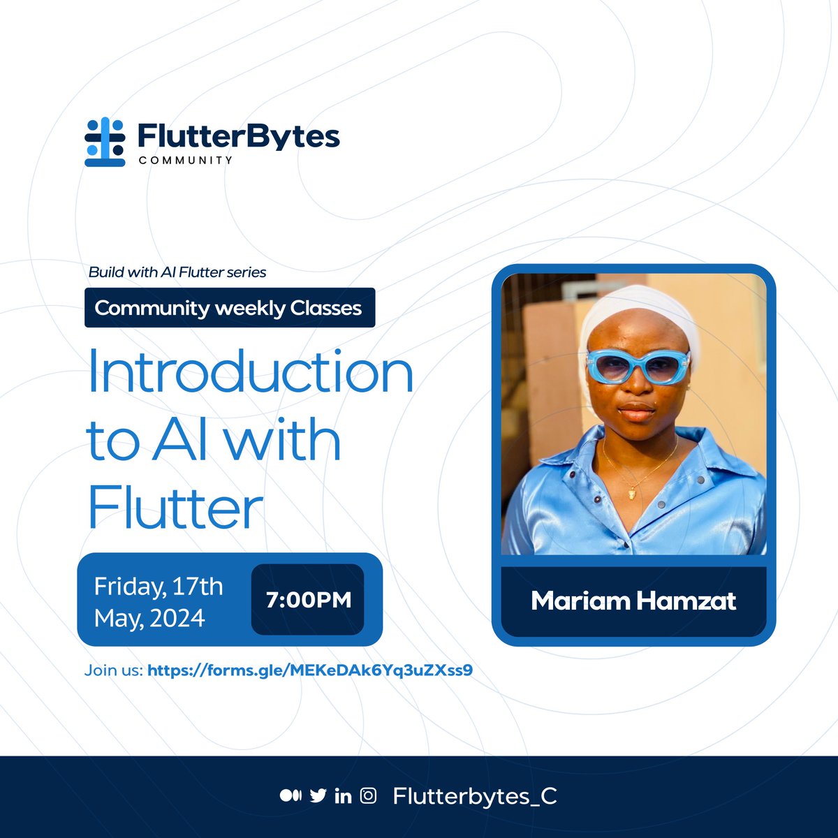 flutterbytes_c's tweet image. Flutterbytes Community is hosting a 3-day online workshop on #BuildWithAI in Flutter!

Learn from amazing speakers like @b_u_s_y_b_e_e @developerjamiu &amp;amp; @becca_saka on how to use Gemini &amp;amp; Vertex AI for next-level app features.

Register now: forms.gle/MEKeDAk6Yq3uZX…

 #FlutterDev