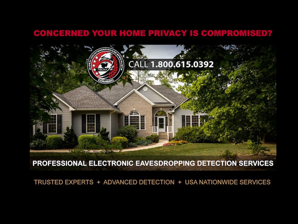 Concerned Your Electronic Privacy at Home Is Compromised By Hidden Camera, Listening Devices, GPS Trackers, etc.? Call ComSec LLC For Professional TSCM Bug Sweeps USA Nationwide: dld.bz/e8aZ9 #ElectronicPrivacy #security #surveillance