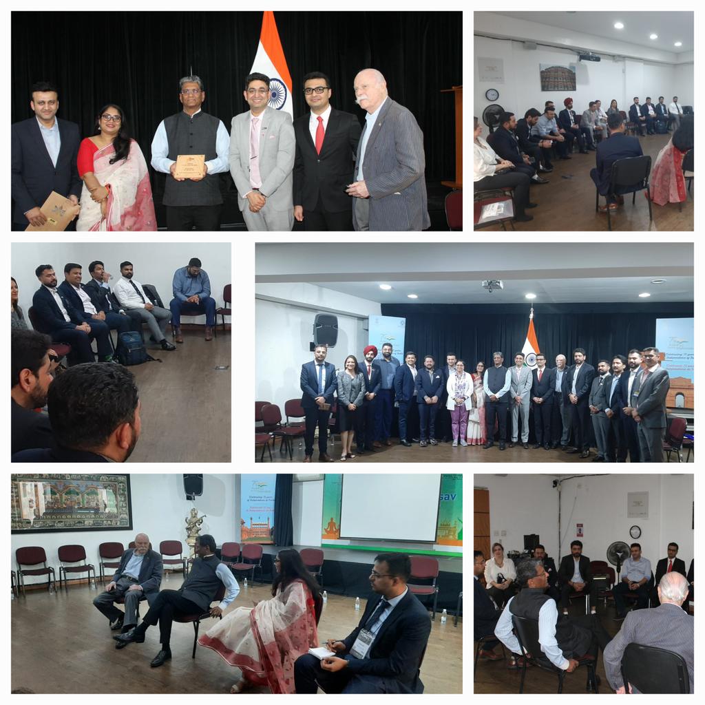 Had an excellent conversation with members of @ACMAIndia Young Business Leaders Forum, leaders of a sector that has been a significant driver of India's economy. 👏✔️ Their confidence was inspiring & their vision for the future was bold.🇮🇳🇮🇳 @PMOIndia @DrSJaishankar @PiyushGoyal
