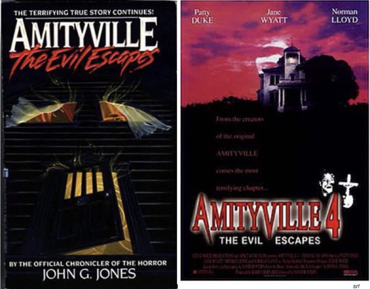 9:05pm TODAY on @TalkingPicsTV The 1989 #Supernatural #Horror TVfilm🎥 “Amityville: The Evil Escapes” directed & written by #SandorStern Based on the 1988 novel📖 “Amityville: The Evil Escapes” by #JohnGJones 🌟#PattyDuke #JaneWyatt #FredricLehne #NormanLloyd