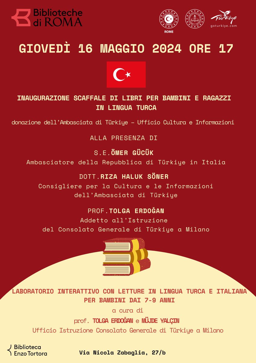 tolgaedu's tweet image. Her şey bir hayalle başlıyor…

İtalya’daki bir hayalimiz daha gerçek oluyor…

Roma’da bir kütüphanede çocuklar için Türkçe-İtalyanca🇹🇷🇮🇹 iki dilli etkileşimli okuma atölyesi yapıyoruz.

Türkçemiz, çocuklarımız için paylaşmaya devam ediyoruz.

#iyiki #birderdimizvar #heryerdeyiz