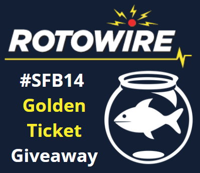 Want to take part in Scott Fish Bowl 14? Just complete these steps by May 15th: 🏈 Be a subscriber at rotowire.com 🐟 Be registered at scottfishbowl.com ❤️ Donate $25+ to fantasycares.org Send receipt to support@rotowire.com for your shot at #SFB14!