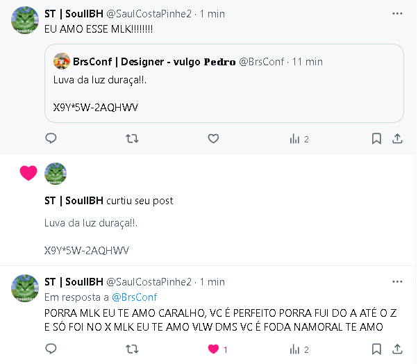 Coração fica até quentinho!!
