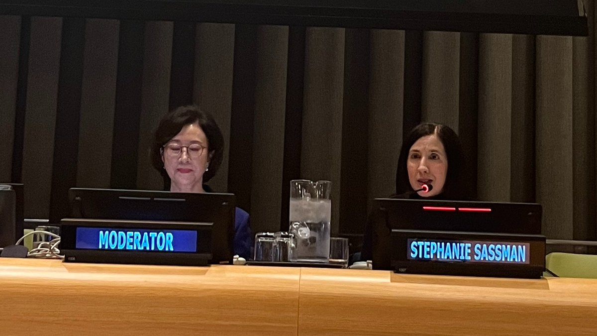 Stephanie Sassman highlights the economic benefits of enhancing women's health: data suggests a potential $1 trillion boost to the global economy. Each $1 invested yields a $3 return. #WomensHealth #EconomicImpact 💰🌍

webtv.un.org/en/asset/k1c/k…

#STIforum #GlobalGoals #Tech4SDGs