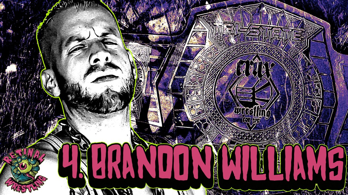 RetinalPW's tweet photo. #4 Brandon Williams: A mainstay of Retinal Wrestling, no one has competed in more matches than the Locksmith, earning victories over legends like Cabana Man Dan and Kerry Awful. Williams comes fresh with a new attitude and a stable of thugs in Derek James and Cade Fite. https://t.co/XgAD4WIgW8
