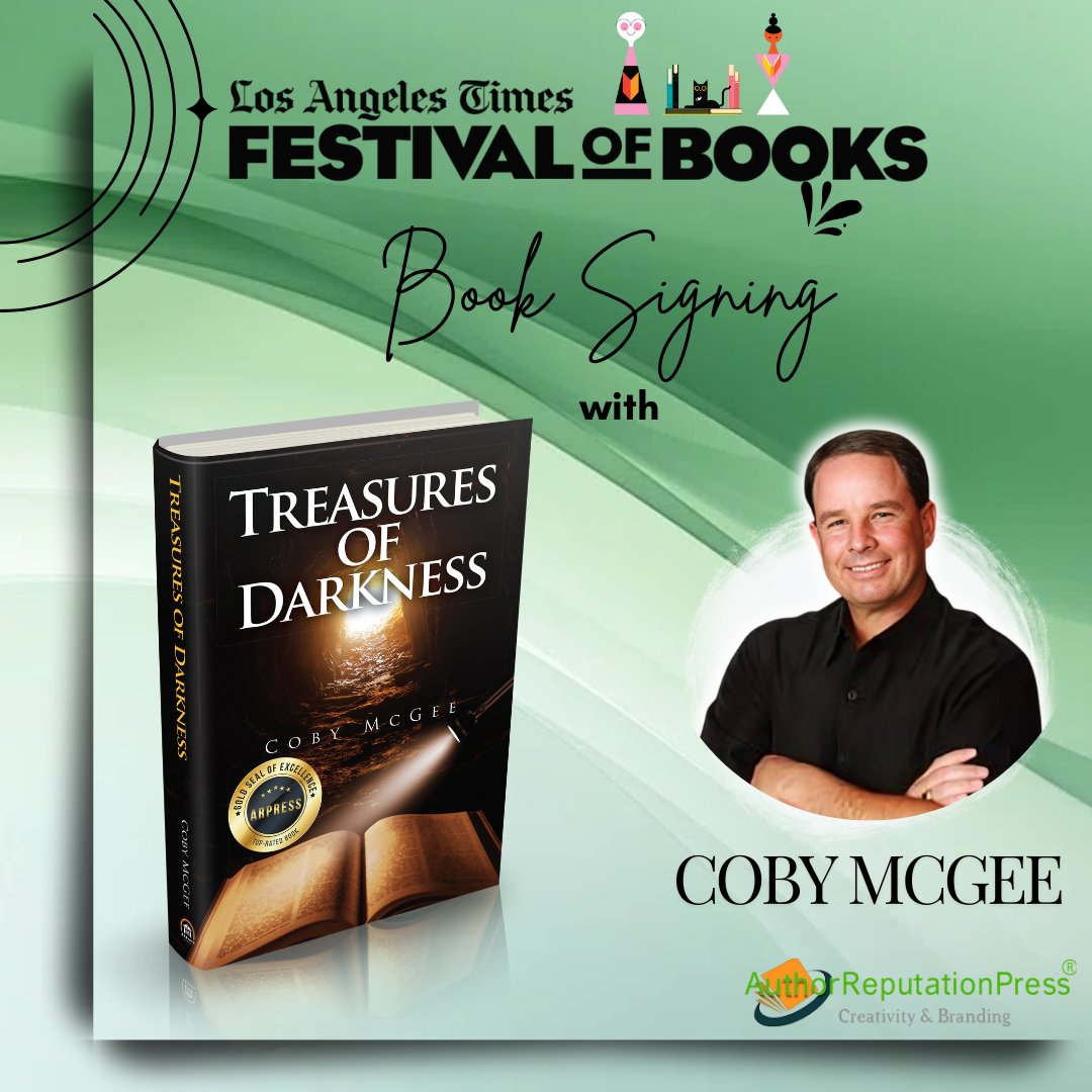 2024 Los Angeles Festival of Books (LATFOB) Book Signing: “Treasures of Darkness” by Coby McGee

tinyurl.com/jrjbt35y  via @ARPressLLC