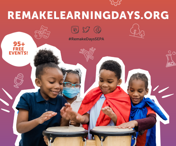 Looking for amazing, family-friendly, interactive events? #RemakeDaysSEPA is hosting 95+ events for #RemakeDays 2024. Explore, wonder and learn together. bit.ly/remakedaysSEPA

@RemakeLearning