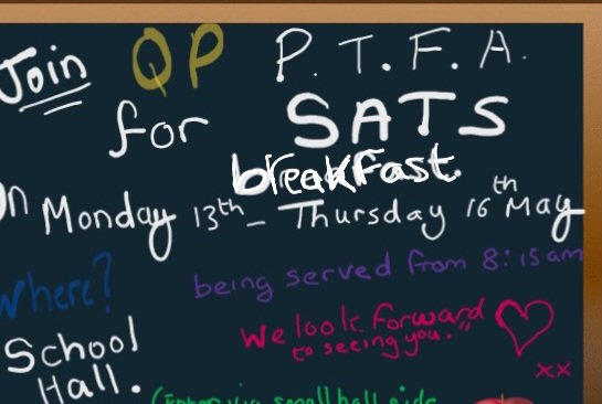 queensparkptfa2's tweet photo. Wishing our fabulous year 6 children a restful weekend. We are looking forward to seeing you all next week for our annual SATS breakfast. We are all prepped and ready to go 💙💛 Georgie and the PTFA team xx @QueensCoEURC https://t.co/IArCVatlqj