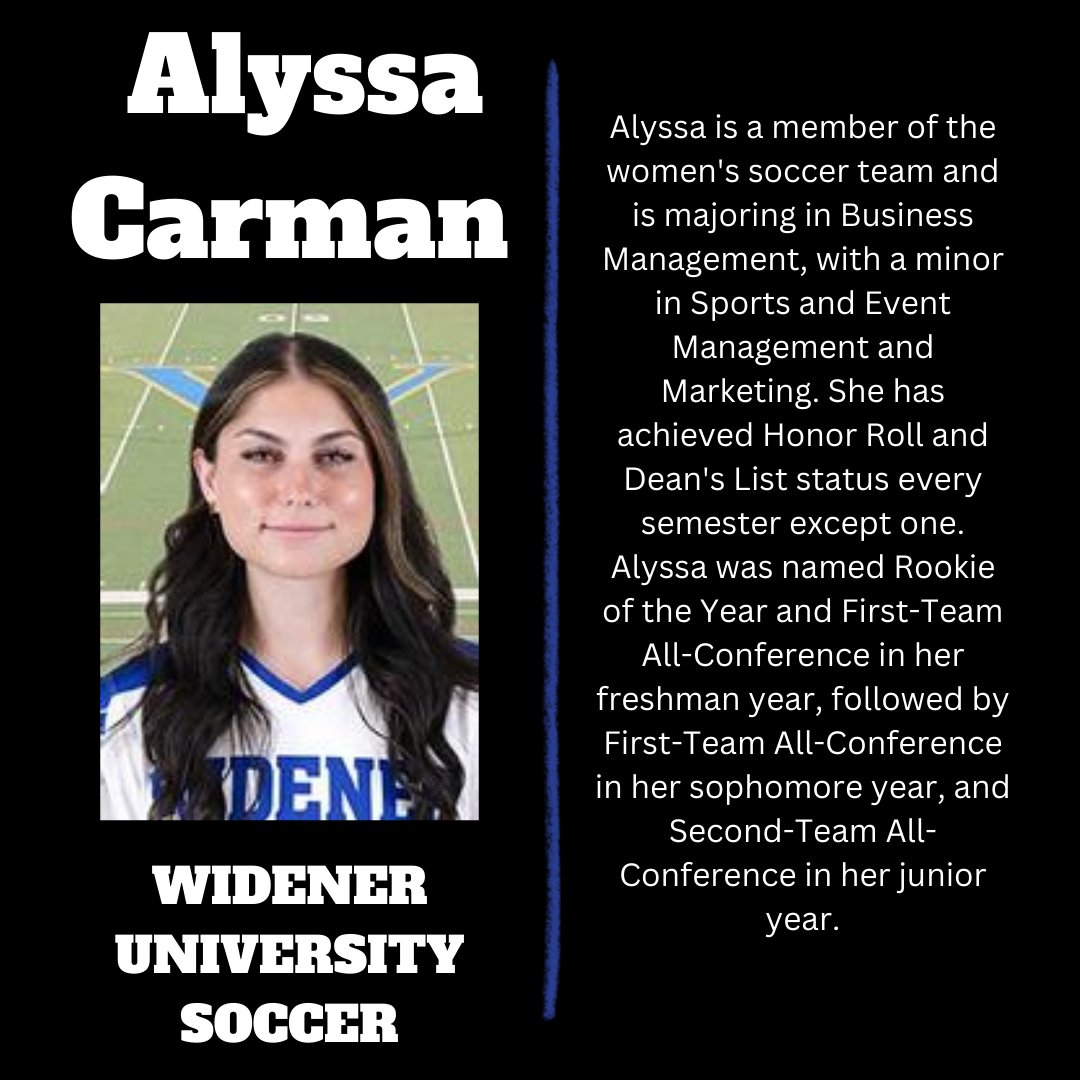 Meet this week's athlete of the week, Alyssa! #BluChip #Athleteoftheweek