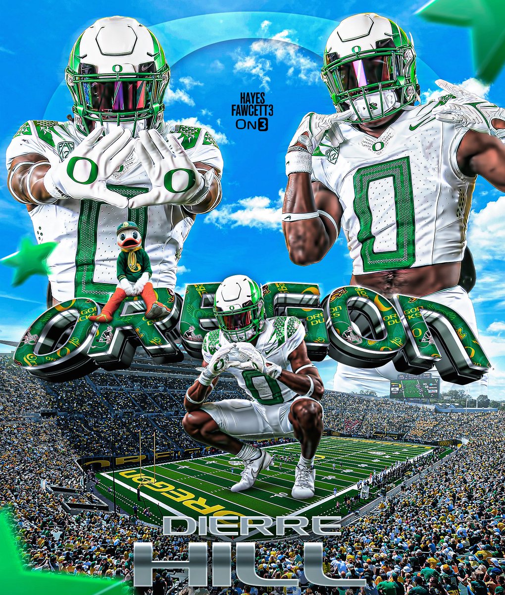 BREAKING: Four-Star ATH Dierre Hill Jr. has Committed to Oregon, he tells me for @on3recruits The 6’0 185 ATH from Belleville, IL chose the Ducks over Ohio State & Illinois “All glory to God, My Lord and Savior!”🙏🏾 on3.com/db/dierre-hill…