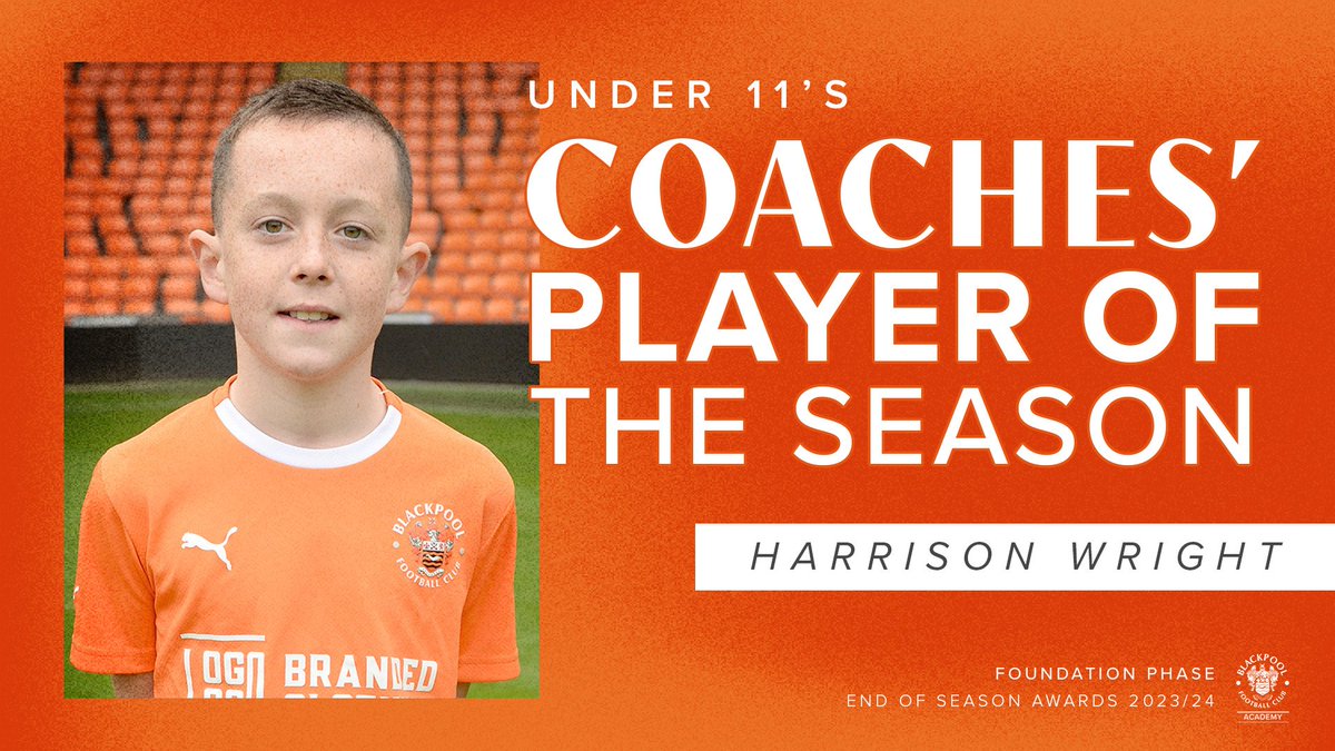 🏆 The Under-11's Coaches' Player of the Season goes to Harrison Wright.

👏 Congratulations Harrison!

🍊 #UTMP