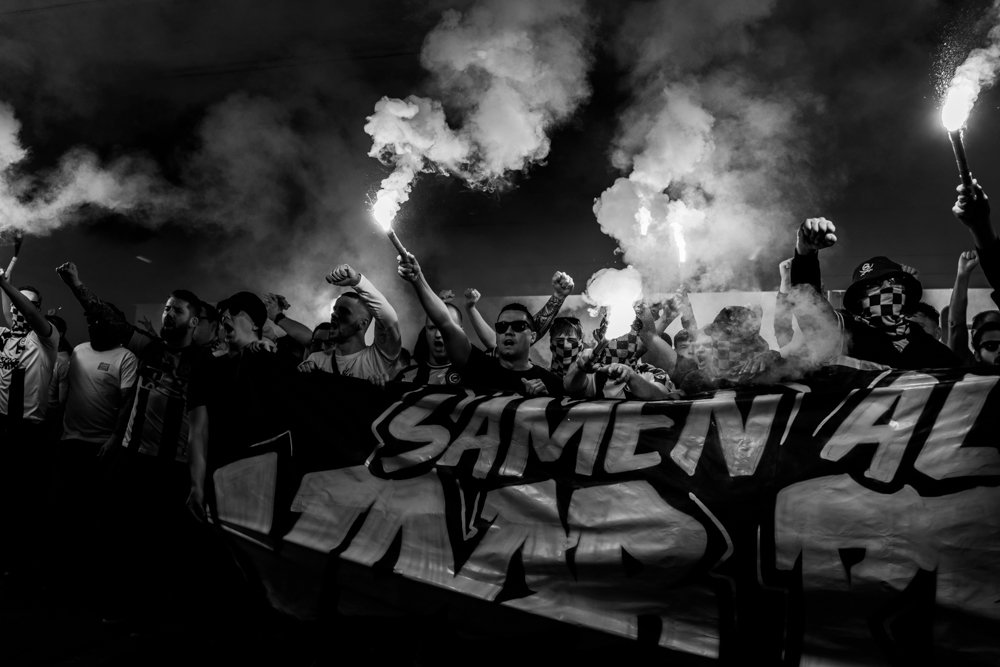 Ik maakte kleine reportage van de corteo van het Sontplein naar het stadion.

De rest is te zien op instagram.com/joram_krol

<a href="/Noordtribune_/">Noordtribune</a> Groningen bedankt!

#fcgroningen #joramkrol