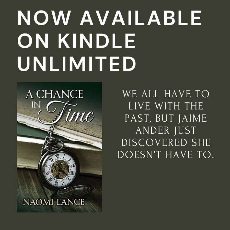 Check out Naomi Lance's A Chance in Time, now available for a limited time on Kindle Unlimited. a.co/d/fKWUMti