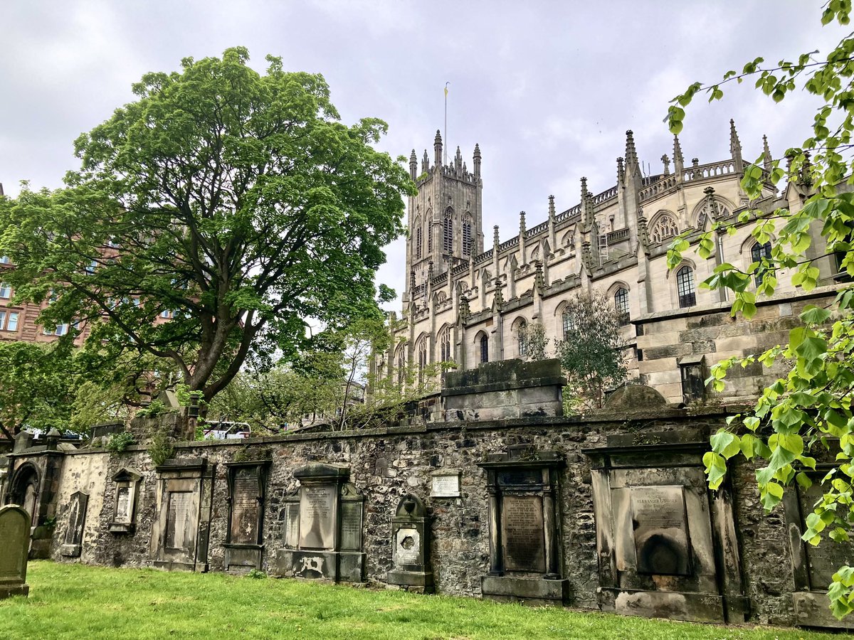 Random #Edinburgh. St John’s Episcopal Kirk from the St Cuthbert’s burial ground.