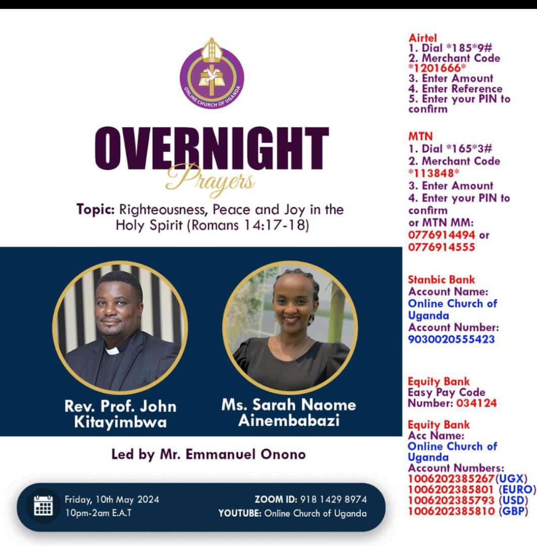Happening now #Overnight with @Prof_Kitayimbwa and Ms Sarah Name Ainembabazi . Click on the zoom link to join now.👇👇 zoom.us/j/91814298974