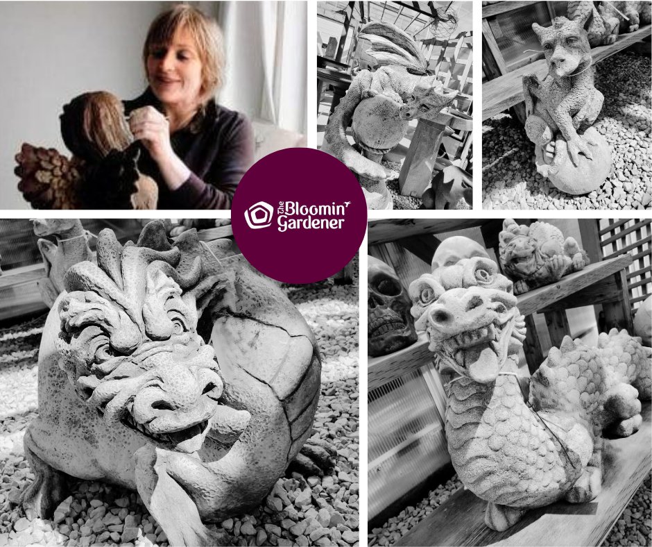 Meet Fiona Jane Scott - Sculptor. She has worked on special effects for 2 HARRY POTTER MOVIES! Fiona has brought her passion for garden statuary to Campania for our line of cast stone garden ornaments - MYTHICALS. Stop by today to check them out! 

#thebloomingardener #statuary