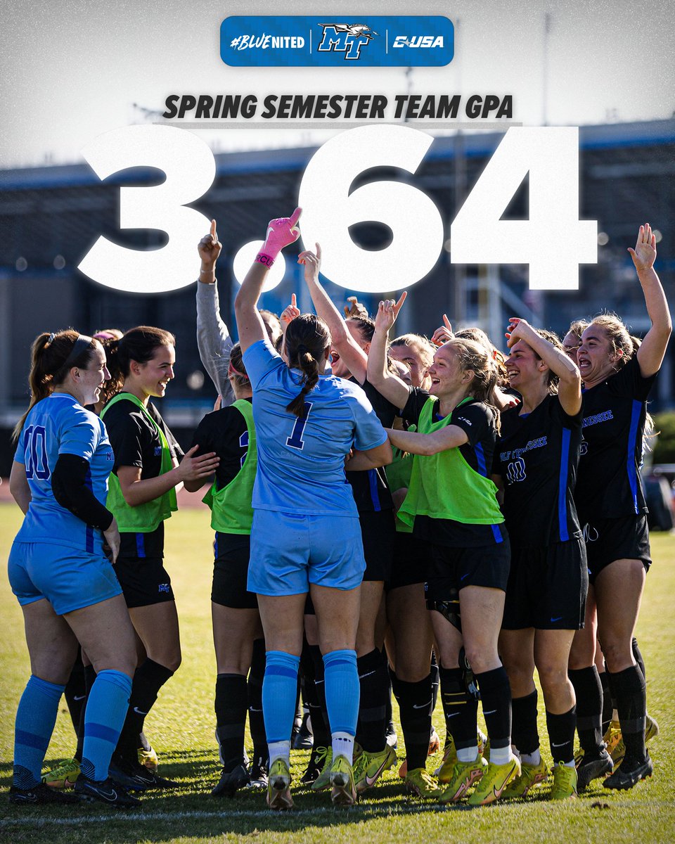A lot to celebrate this spring, especially our team GPA! 📚 #BLUEnited