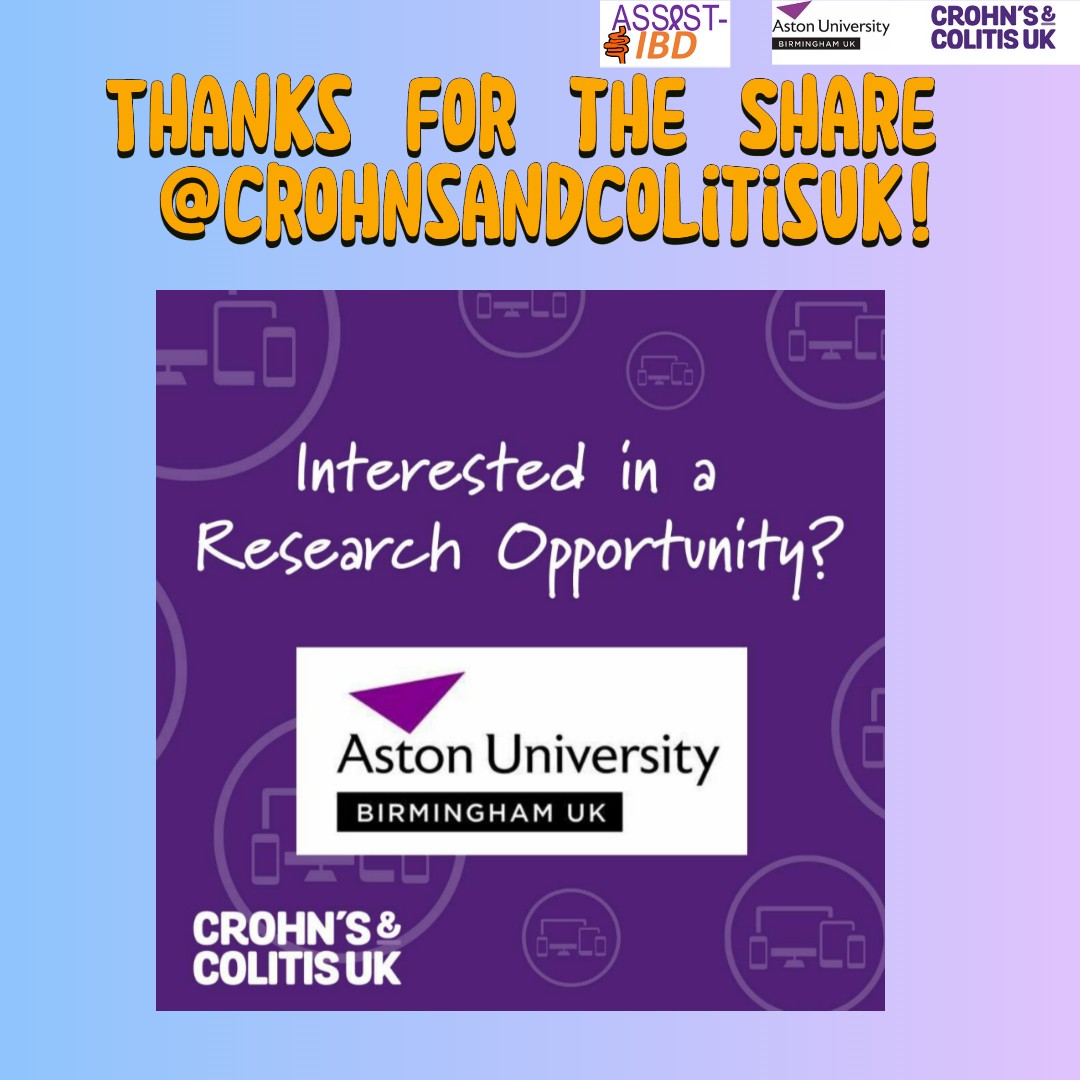 Thanks for the share <a href="/CrohnsColitisUK/">Crohn's & Colitis UK</a> 
ASSIST-IBD was designed with young people with Crohn’s disease to help other young people to follow their treatment plan.

Click on the link below on how to sign up:
lnkd.in/eW3QeZ5Z

#Crohns #IBD #inflammatoryboweldisease