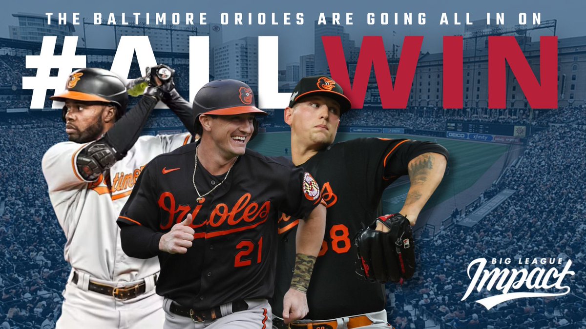 With 24 wins so far this season, #Orioles @TheAustinHaysss, @cedmull30 & @TylerW13 have pledged a combined $5520 to @MedStarFranklin NICU, @Vs_Cancer & @CrohnsColitisFn via #ALLWIN Baltimore campaign. Cheer them on & get involved in #givingback at bigleagueimpact.org/allwinbaltimore.