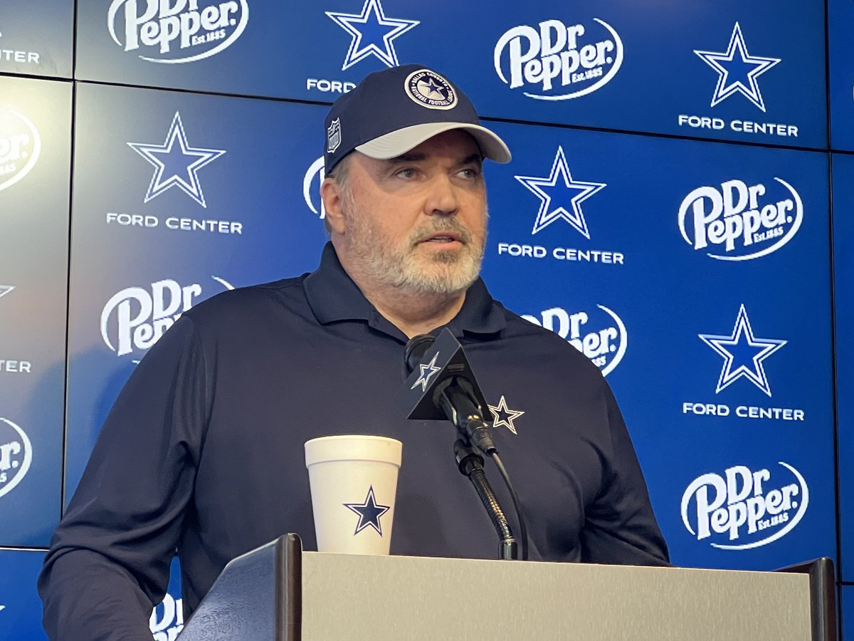 Cowboys coach Mike McCarthy made a point in opening statement of news conference to highlight QB Mike Hohensee. “I do not recall a young quarterback coming in here on a tryout [basis] and commanding the huddle” as Hohensee has.