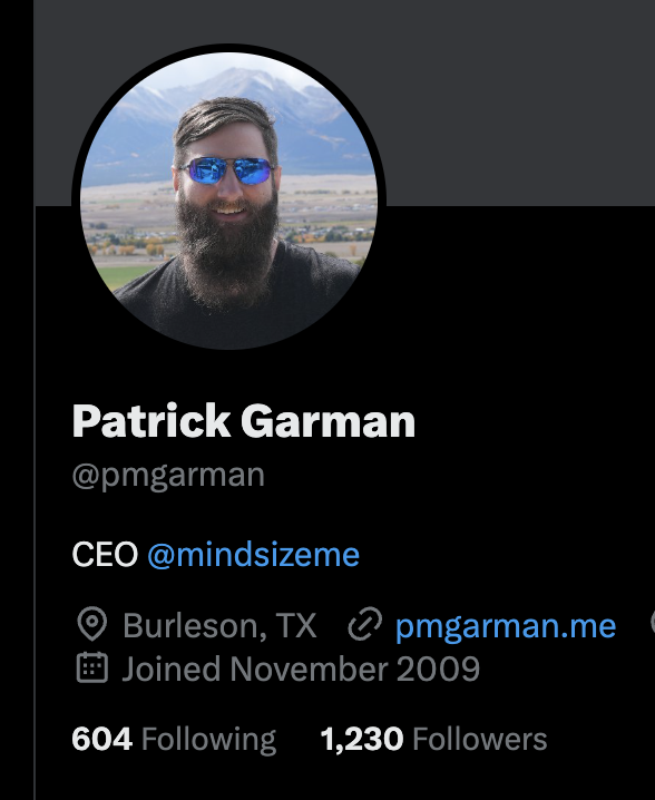 Patrick Garman tweet media