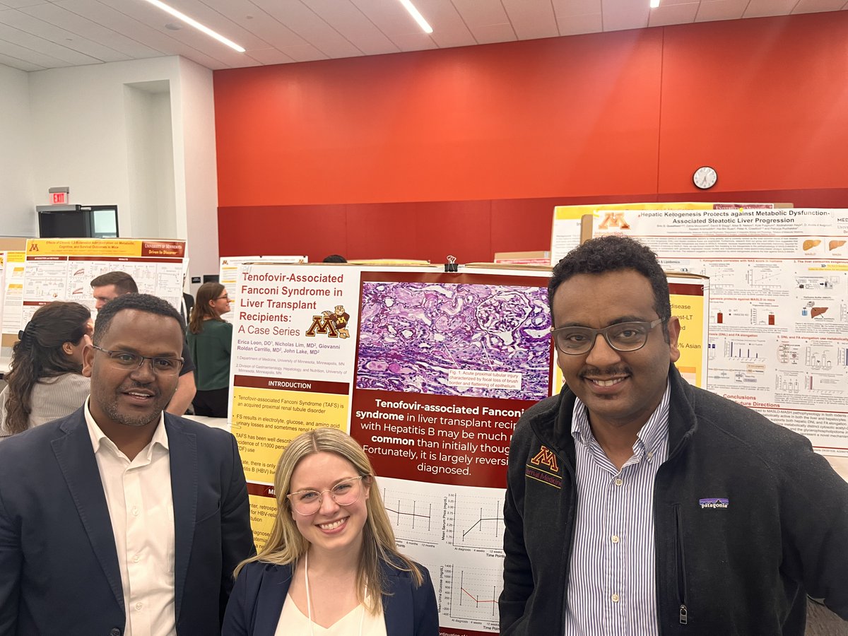 Honored to have @Hailem_desalegn visiting #HebbelResearchDay @umn_dom @UMN_DOMResearch Here with awesome residents @EricaLoonDO and A Sultan