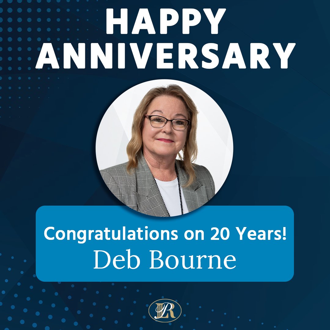 LevinPapantonio's tweet image. Today, we&apos;re celebrating Deb Bourne&apos;s 20th anniversary with LPR! 🎊

Deb has been an invaluable part of the LPR team for the past two decades. Her paralegal expertise and dedication to helping clients is instrumental to our #WorkerCompensation department and the firm as a whole.…