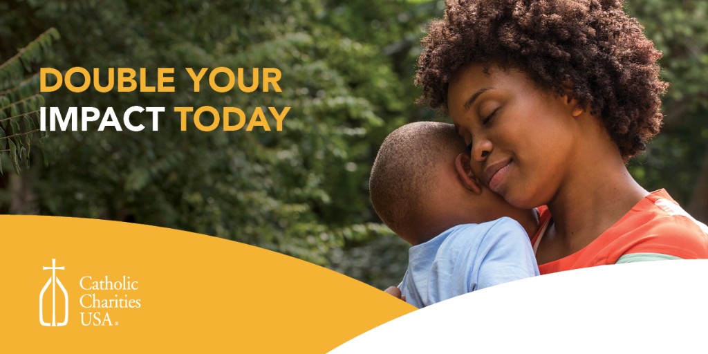 Throughout May, your support for Catholic Charities USA will be matched dollar for dollar, doubling your impact. Help make a difference in the lives of those who are most at risk. Please consider a gift today. bit.ly/44AqnCq
