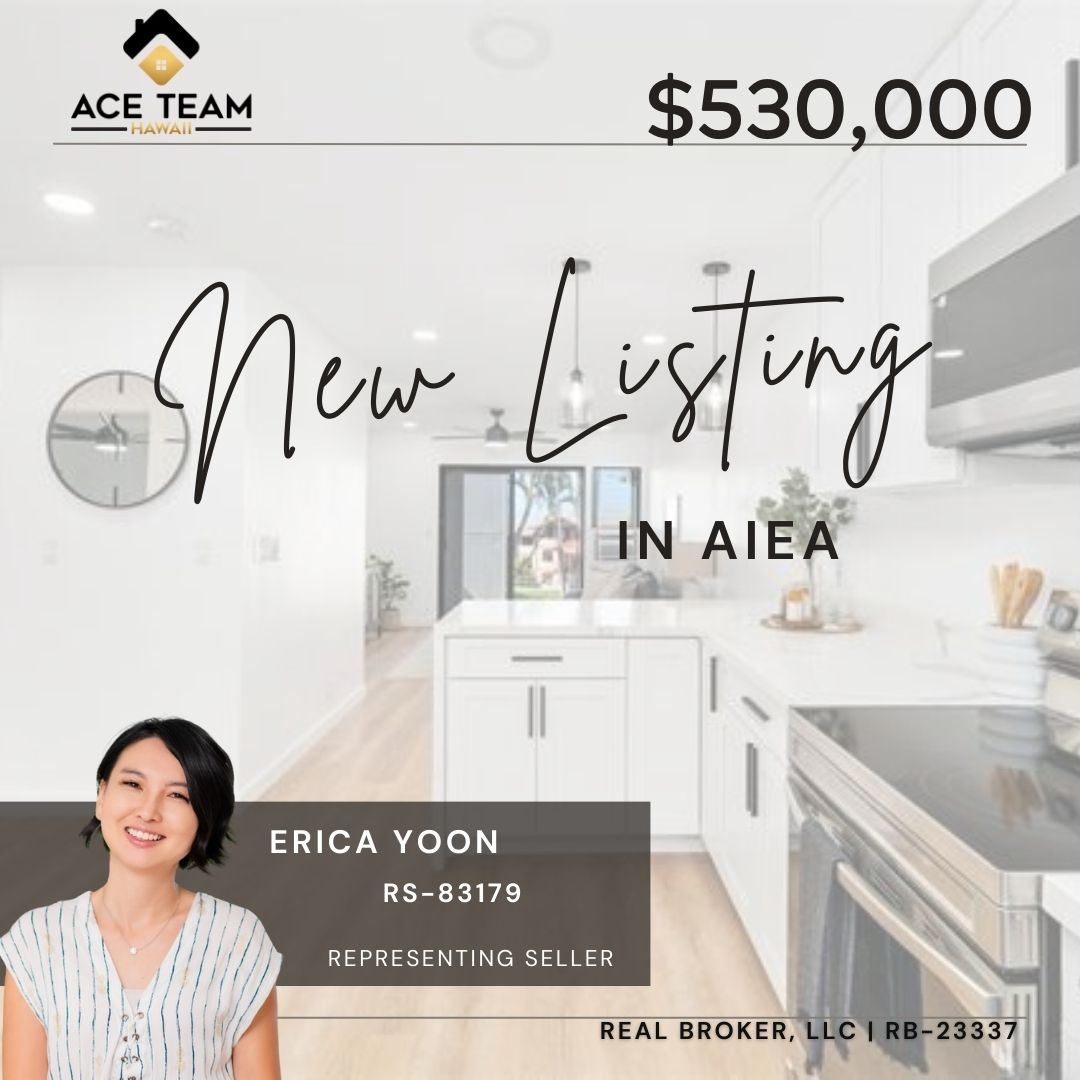 New Listing! 📷
98-640 Moanalua Loop #146,
Aiea, HI 96701
Step into elegance with this beautifully upgraded ground-floor 2-bedroom, 1.5-bath townhome, perfectly situated in the heart of Aiea.
#Listing #Aiea #Hawaii #AceTeamHawaii #realtor #Realbrokerage #EricaYoonHawaii