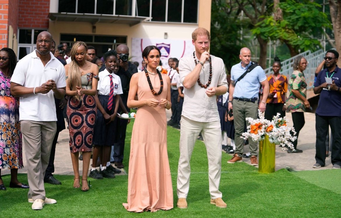 Prince Harry and Meghan Markle in Abuja, Nigeria 🇳🇬