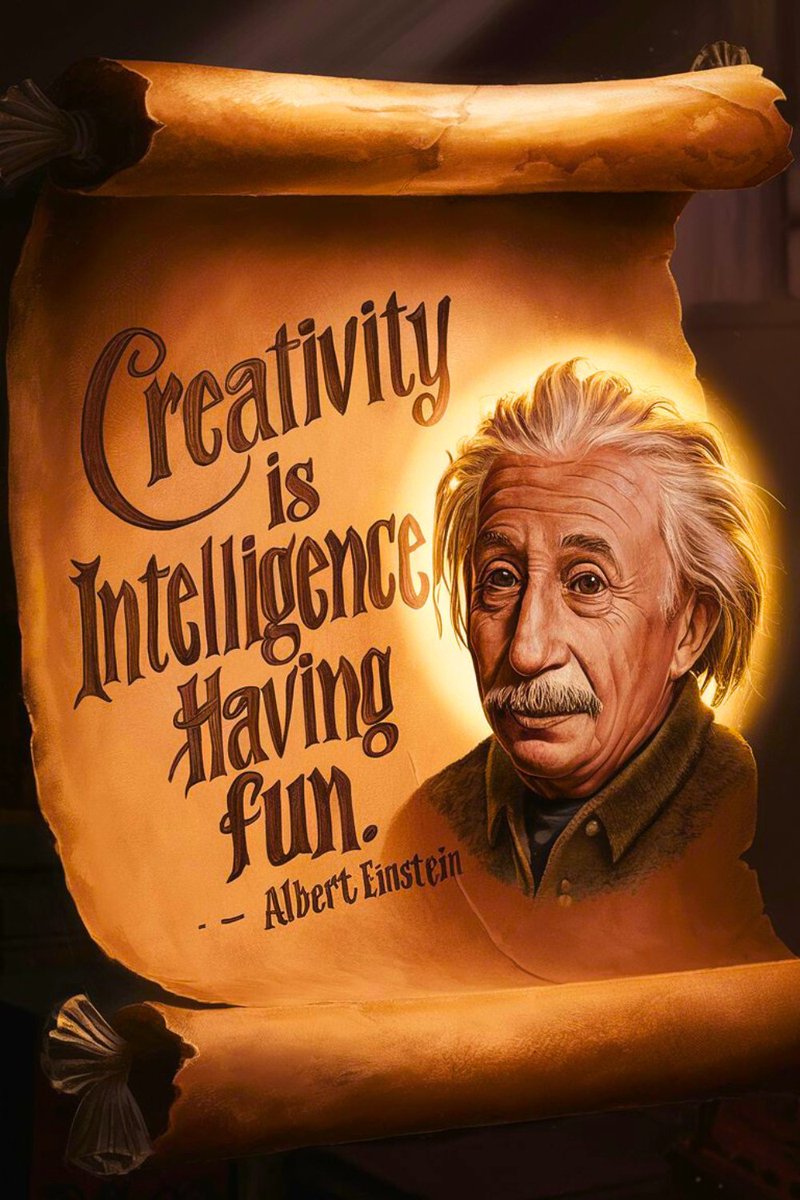 Creativity is intelligence having fun. -Albert Einstein #alberteinstein #einstein #science #quotes