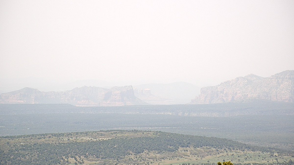 With the #rx smoke settling in the Verde Valley, please be sure to stay safe and avoid prolonged exposure!