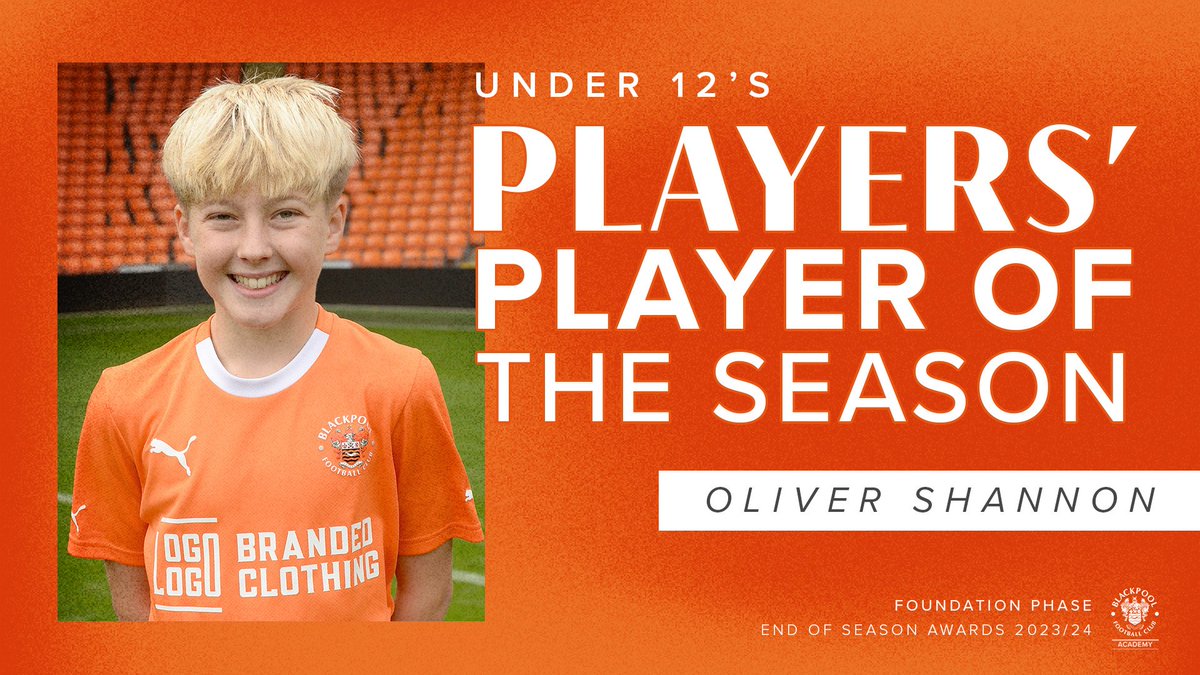 🏆 The Under-12's Players' Player of the Season goes to Oliver Shannon. 

👏 Congratulations Oliver!

🍊 #UTMP