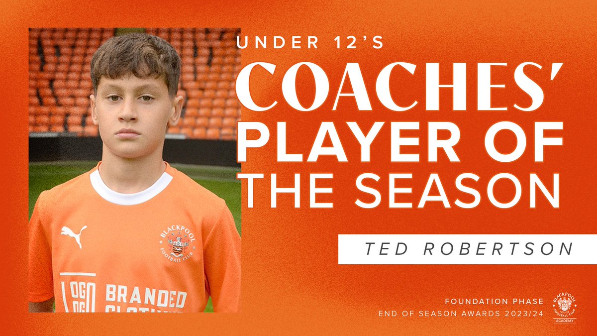 🏆 The Under-12's Coaches' Player of the Season goes to Ted Robertson.

👏 Congratulations Ted!

🍊 #UTMP