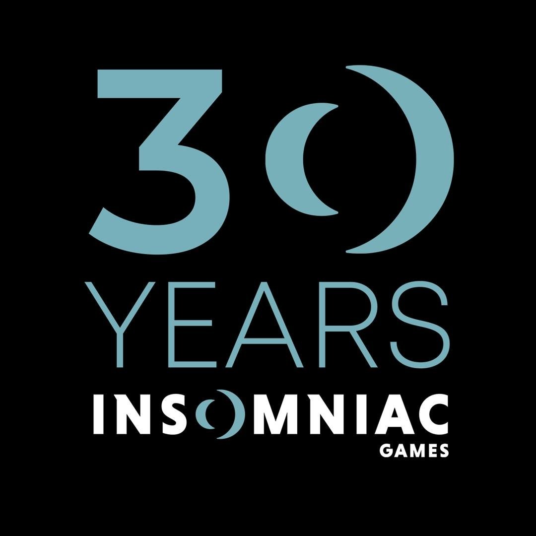 Insomniac Games ha compartido una declaración junto con un nuevo logotipo para celebrar su 30 aniversario en el negocio de los juegos. #PlayStation