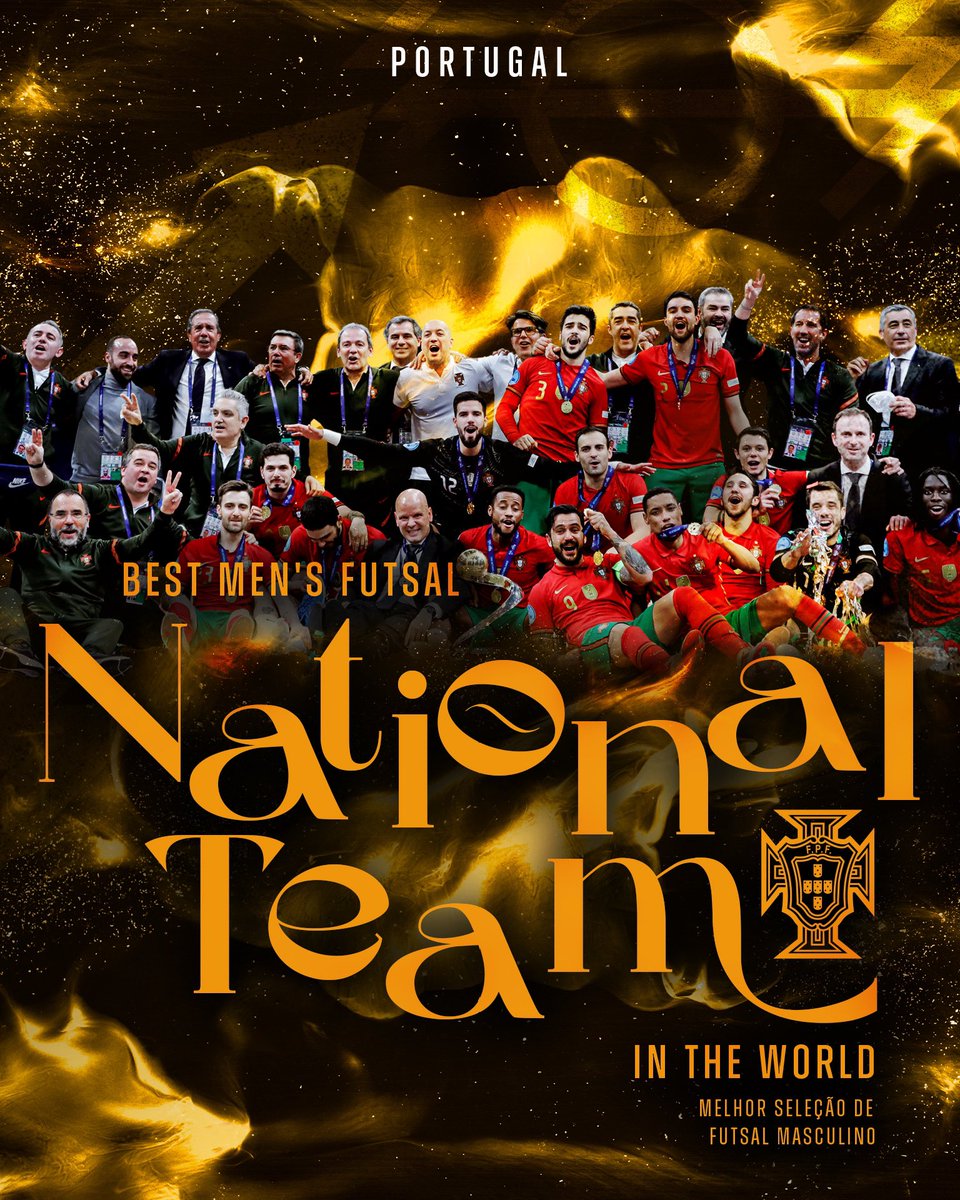 Fizeram história por Portugal e estão no topo do Mundo 🏆🌍 #PartilhaAPaixão 💫 Futsal Planet Awards 2022 - Best National Team