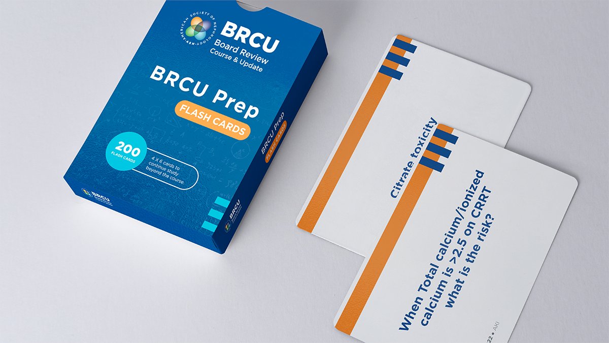 Attend BRCU in-person to snag your exclusive study flashcards! Learn from expert faculty, strengthen your knowledge with approximately 500 case-based questions, and more. Secure your spot for this intensive study course today: asn.kdny.info/SN1P50RyHvP P.S. Early reg closes 6/20.