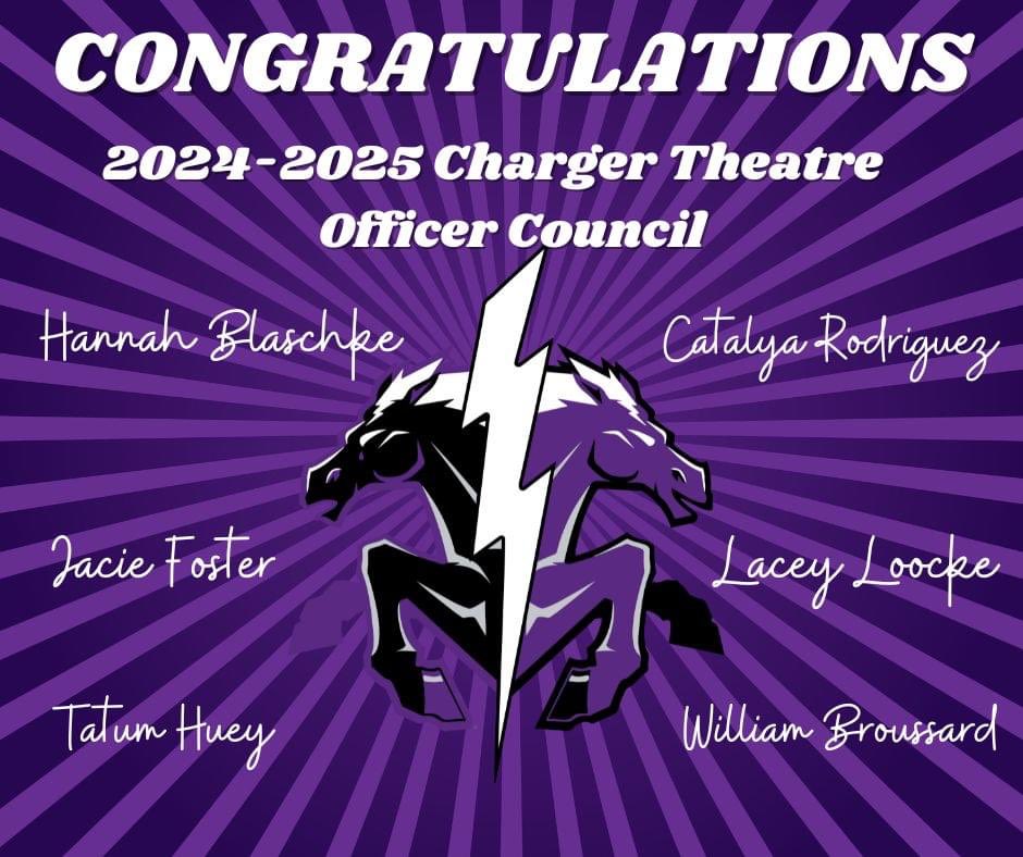 Congratulations to the 2024-25 <a href="/ChargerTheatre/">FulshearHSTheatre</a> Officer Council.

@LamarConsPVA 

🎭:  CFHS Theater FB