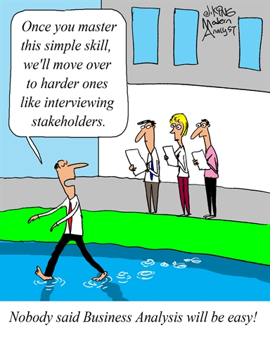 Nobody said it was easy… 
Credit: Modern Analyst 

#BusinessAnalyst #BusinessAnalysis #Stakeholders