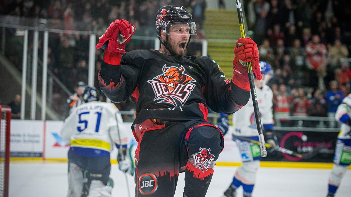 "I am looking forward to playing in front of the fans again, I have missed them, the atmosphere here and being a Devil.  I can’t wait to get started" - Gleason Fournier on his return

📺 Watch the full interview here ⤵️
 bit.ly/44IrRuI
