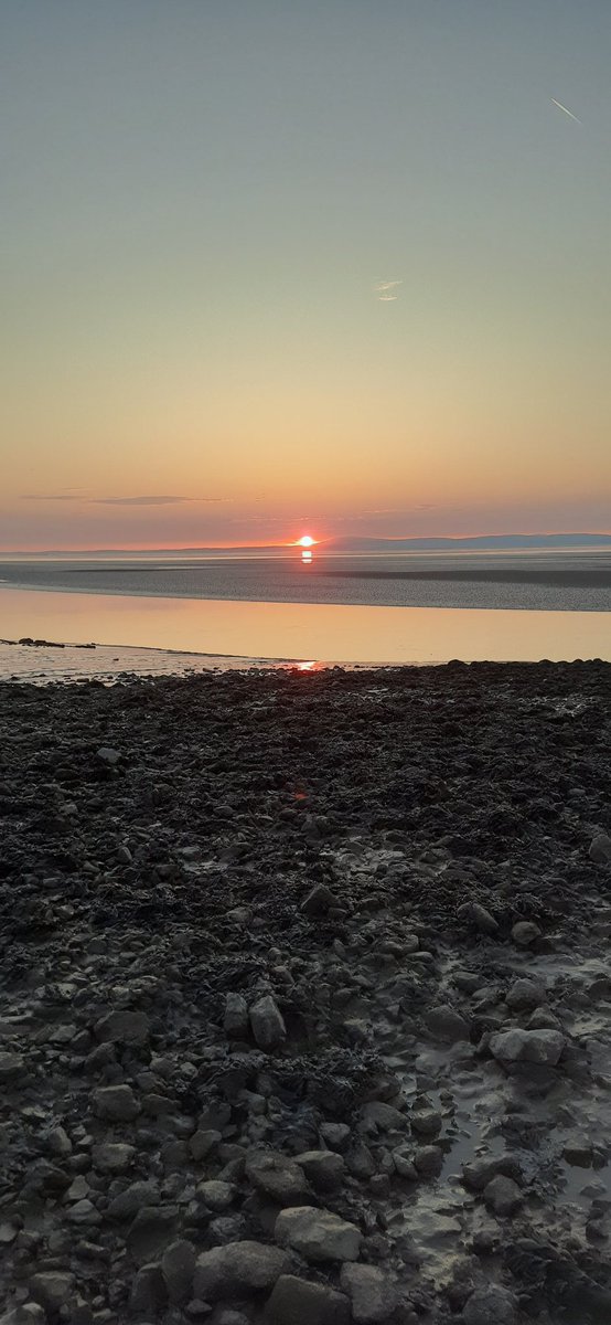 Lovely sunset this evening. #Morecambe