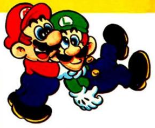 Artwork of Mario and Luigi, from Super Mario Bros. 2 Inside Out, a tip book for Super Mario Bros. 2 that was published by Nintendo Power magazine.
