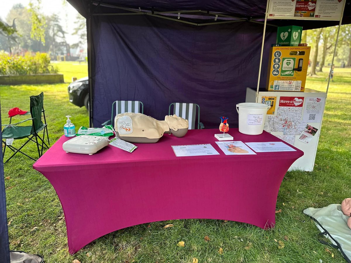 Would you like to learn CPR (CardioPulmonary Resuscitation) and how to use a defibrillator? 
Well tomorrow we (Sat 11th May) we will be in Ankerside shopping centre from 9:00am. Come and see us and learn how to save a life!! ❤️ 
#CPR #AED #savinglives