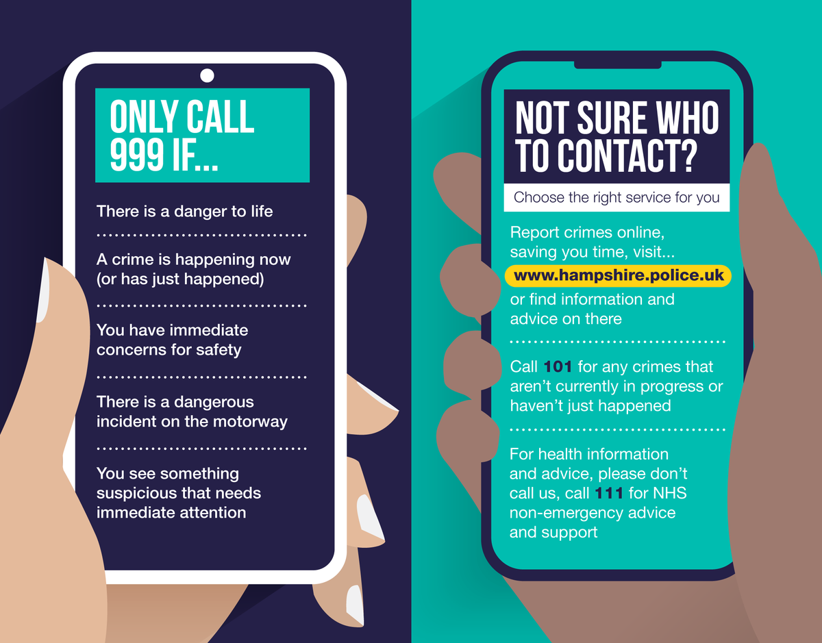 We will always prioritise 999 calls over the non-emergency 101 number. For advice on when to call 999 orlo.uk/uZRgS #GoOnlineIfNot999