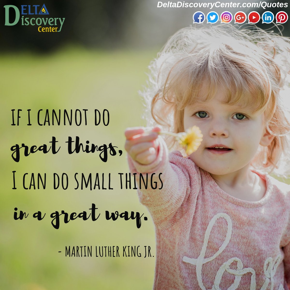 We don't always have to aim for great things. Even little things, just simple gestures, will go a long way. . . . . #positivethinking #smallsteps #motivationalquotes #inspirationalquotes #martinlutherking