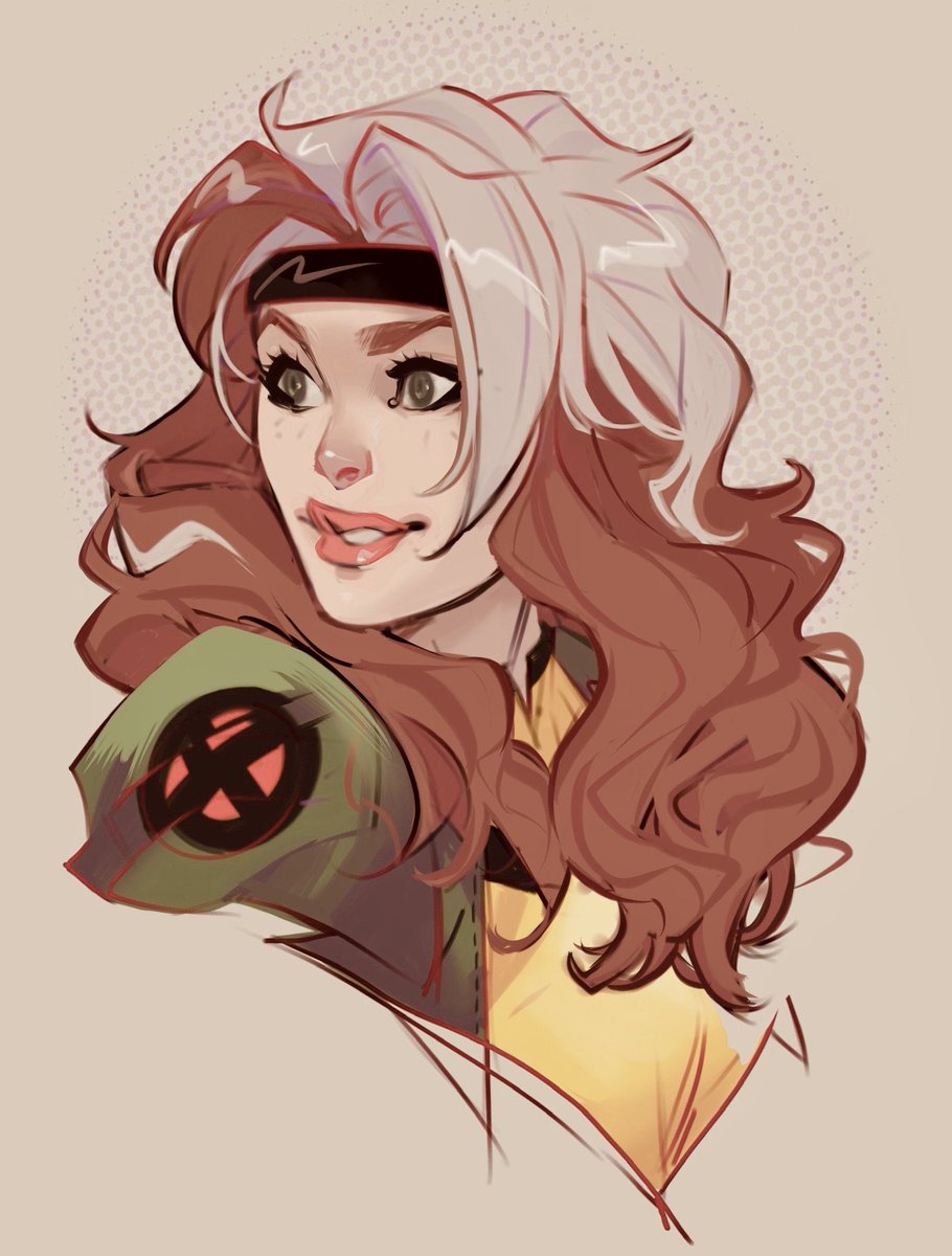 Rogue, procreate. 😊⭐️ #XMen97 #marvelfanart