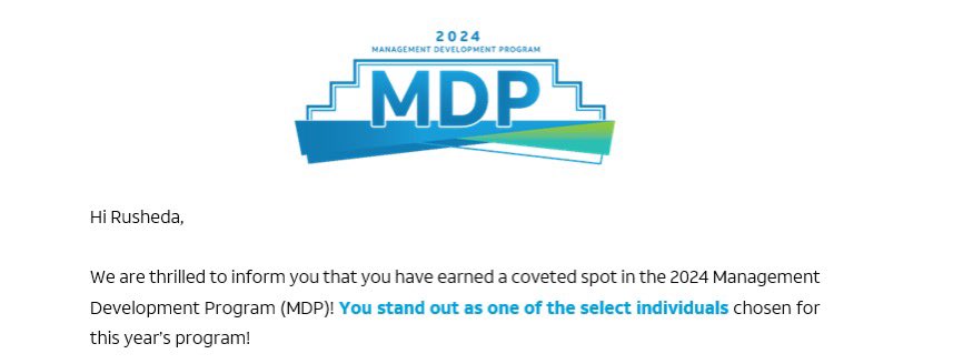 Super Ecstatic for the opportunity to take part in this year’s <a href="/ATT/">AT&T</a> #MDP program! 'm embracing this opportunity to learn and grow!