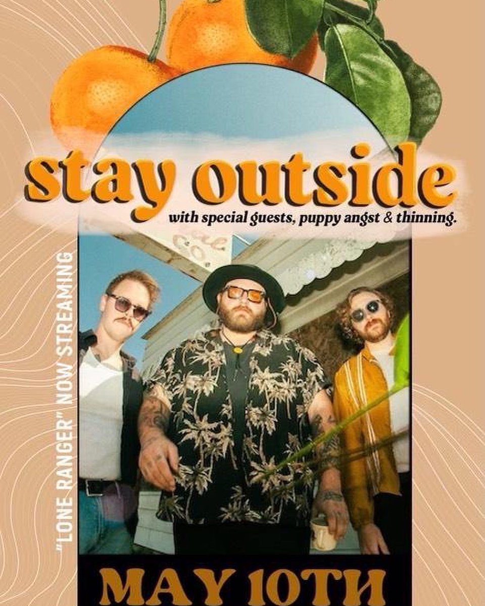 playing @brassrailfw tonight with @stayoutsideband and thinning!! doors at 8:30, music 9, come hang!! 🎫: brassrailfw.com/show/stayoutsi…