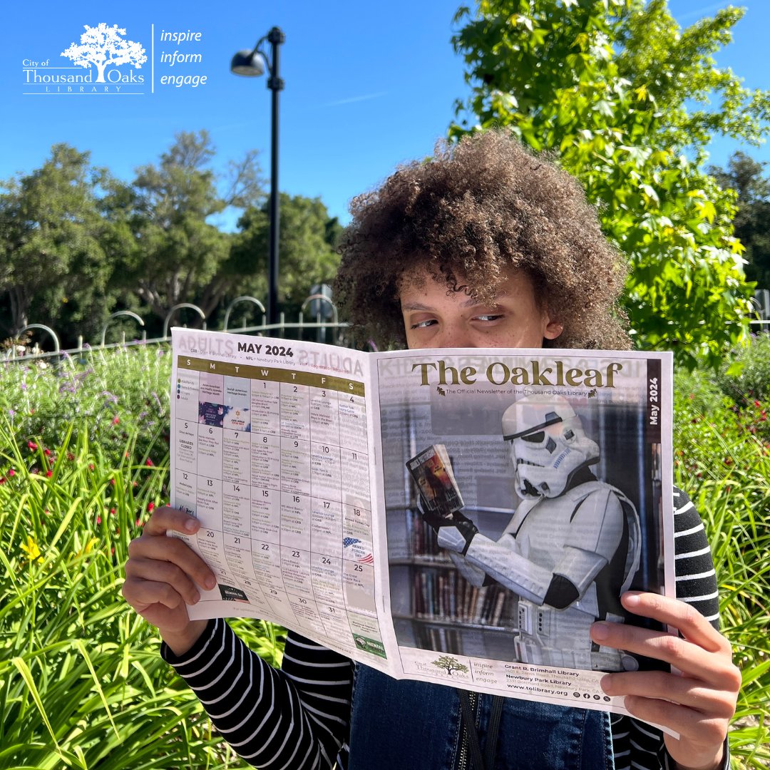 New Month, New Oakleaf! 📰🌲 Stay updated on all the exciting programs and events in store for you this May by grabbing a copy of our newsletter, The Oakleaf, at either of our libraries. ow.ly/NS8550RyO7R